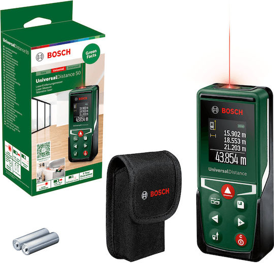 Bosch Laser Distance Meter UniversalDistance 50 with Range up to 50m