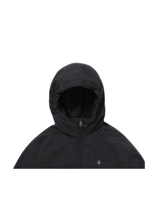 Παιδικό Casual Μπουφάν με Κουκούλα Black Hernan 10k