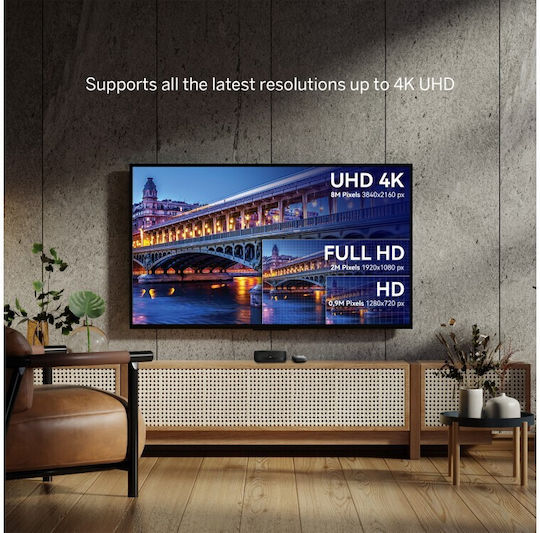 Thomson TV-Box 270 Plus 4K UHD mit WiFi USB 3.0 3GB RAM und 32GB Speicherplatz mit Betriebssystem Android 12.0