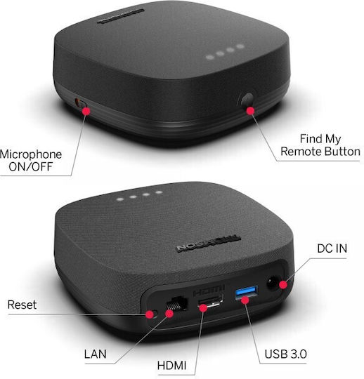 Thomson TV-Box 270 Plus 4K UHD mit WiFi USB 3.0 3GB RAM und 32GB Speicherplatz mit Betriebssystem Android 12.0