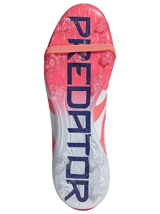 adidas Predator Pro Football Shoes with Cleats Coral