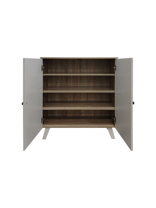 Дървен Обувна рафт Cathi 80x34x95см