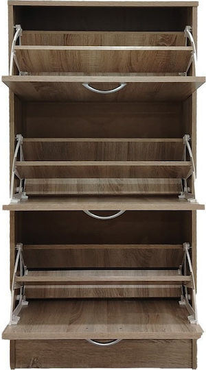 Savaz Wooden Shoe Organizer Beige 60x24x114cm