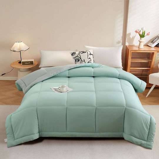 Homeone Queen 220x240cm Pistachio - Light Grey