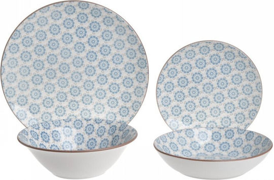 Click Blue / White Porțelan Set de Vase 19buc