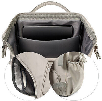 Babyono Diaper Bag Beige 40x27x19cm.