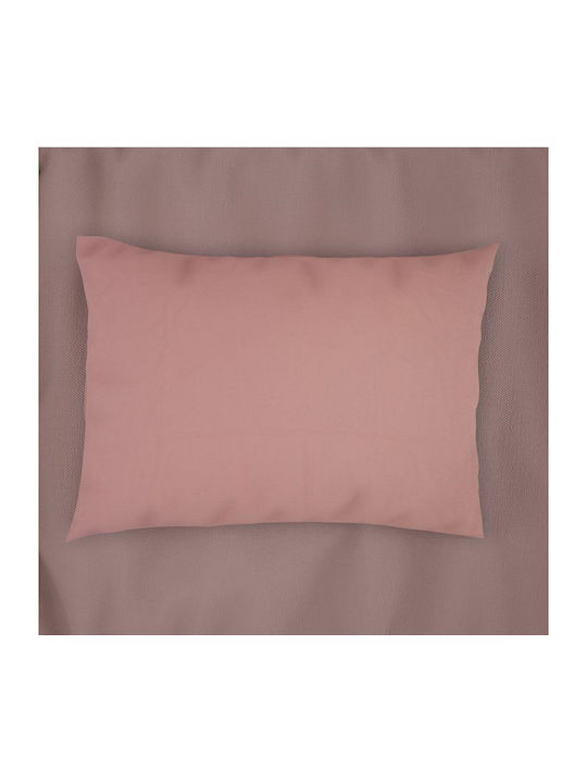 Dimcol Baby Pillowcase Dusty Rose 45x35cm