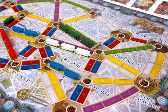 Board Game Ticket to Ride: Paris for 2-4 Players 8+ Years Old (PL) Rebel Games