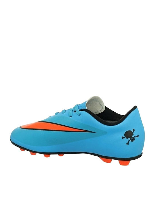 Παιδικά Ποδοσφαιρικά Παπούτσια HYPERVENOM PHADE με Τάπες Τιρκουάζ