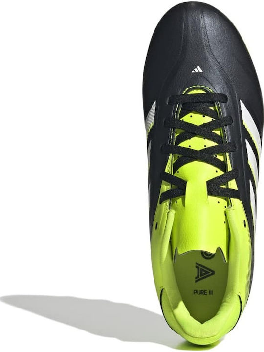 Copa Pure III Club MG Παιδικά Ποδοσφαιρικά Παπούτσια με Τάπες Μαύρα