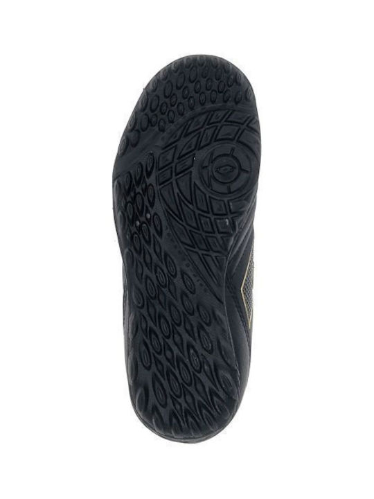 Kids Soccer Cleats Shoes Stadio 705 Tf with Turf Black