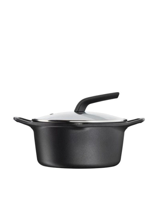 Tefal Robusto Βαθιά Κατσαρόλα από Χυτό Αλουμίνιο 4.4lt / 24cm