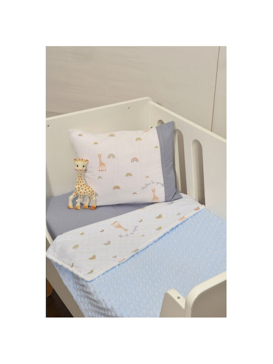 Baby Oliver Blanket Cot Multicolour 100x140cm