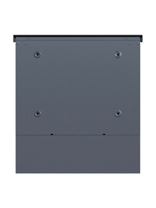 Wiltoc Outdoor Mailbox Metallic in Brown Color 37x13x41cm