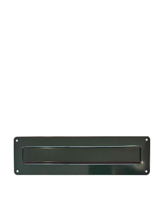 Viometal Θυρίδα Γραμματοκιβωτίου Inox σε Ασημί Χρώμα 38x10cm