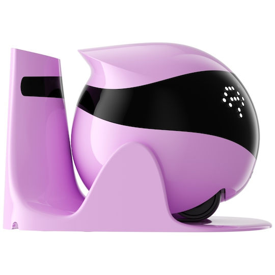 Enabot EBO Air 2 IP Companion Robot Κάμερα Wi-Fi Full HD+ 4MP Μπαταρίας με Αμφίδρομη Επικοινωνία Ροζ