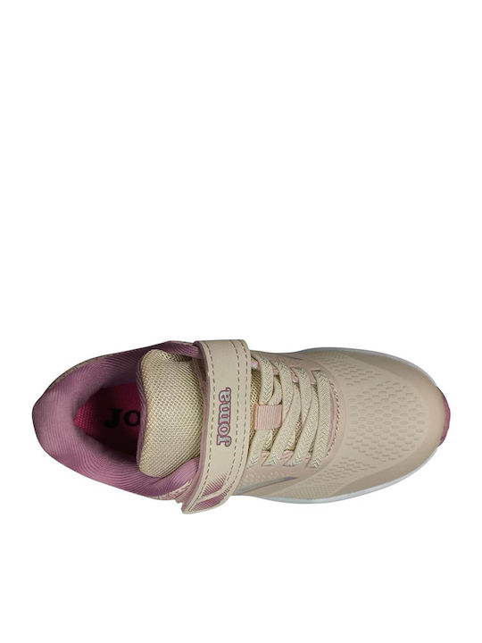 Speed Kids Sports Shoes Running with Hoop & Loop Closure Pink