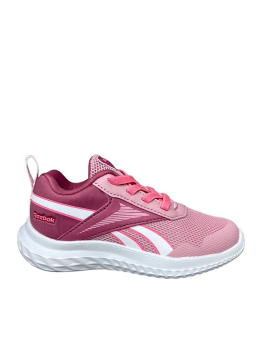 Rush Runner 5 Kids Sports Shoes Running with Laces Pink