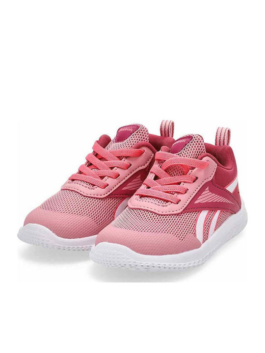 Rush Runner 5 Kids Sports Shoes Running with Laces Pink