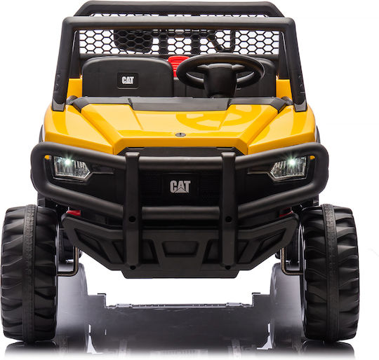 CAT UTV Buggy Doppelsitzer mit Fernbedienung 12 Volt Gelb für 3+ Jahre