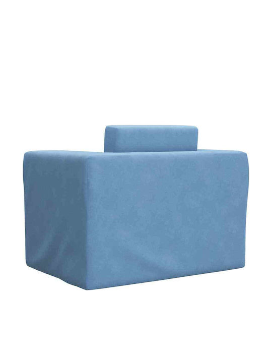 Armchair with Armrests Blue 84x104x34cm