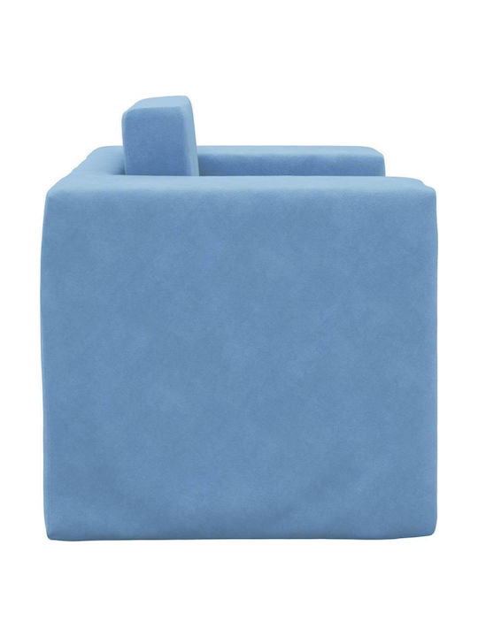Armchair with Armrests Blue 84x104x34cm