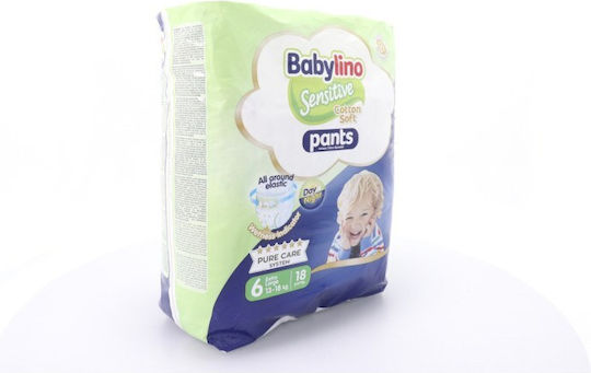 Babylino Памперси гащи Cotton Soft Pants № 6 за 13-18kg 18бр