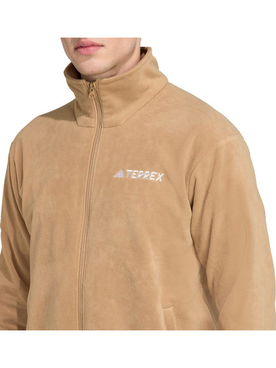 Performance Men's Fleece Jacket Beige