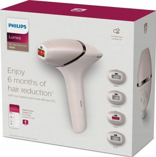 Philips Lumea Series 9000 Αποτριχωτική Μηχανή IPL για Πρόσωπο, Σώμα & Μπικίνι BRI957/00