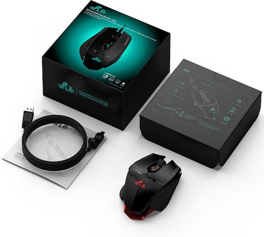 Riitek Gaming Ποντίκι 12000 DPI Μαύρο