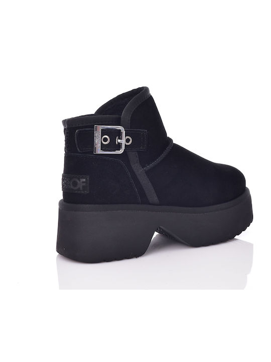 Women's Ankle Boots Platform Black