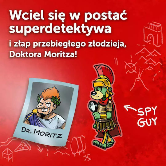 Board Game Spy Guy Rome for 1-4 Players 5+ Years Old (PL) Trefl