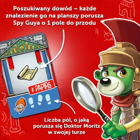 Board Game Spy Guy Rome for 1-4 Players 5+ Years Old (PL) Trefl