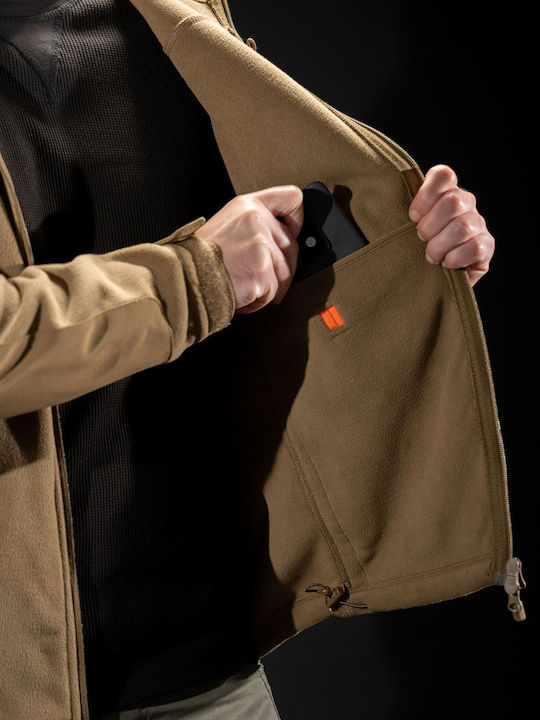 Pentagon Hercules 2.0 Hunting Cardigan Fleece Brown
