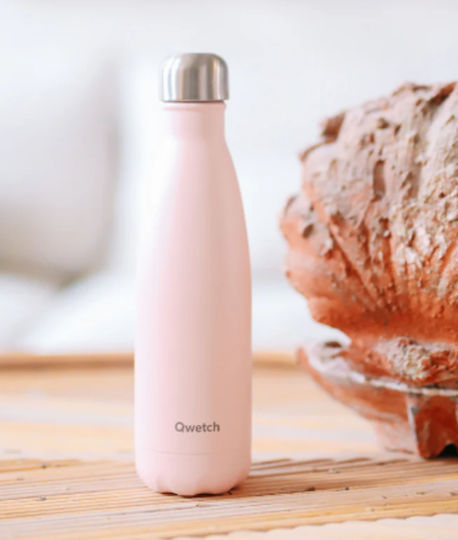 Qwetch Sticlă Termos Oțel inoxidabil Fără BPA 1lt Pink