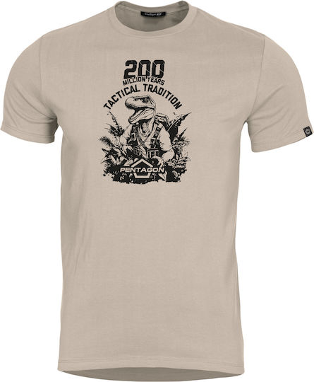 Pentagon T-rex T-shirt - Short Sleeve Everyday Use 00-white