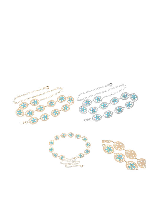 Retro Curea Dama Lant Aurie
