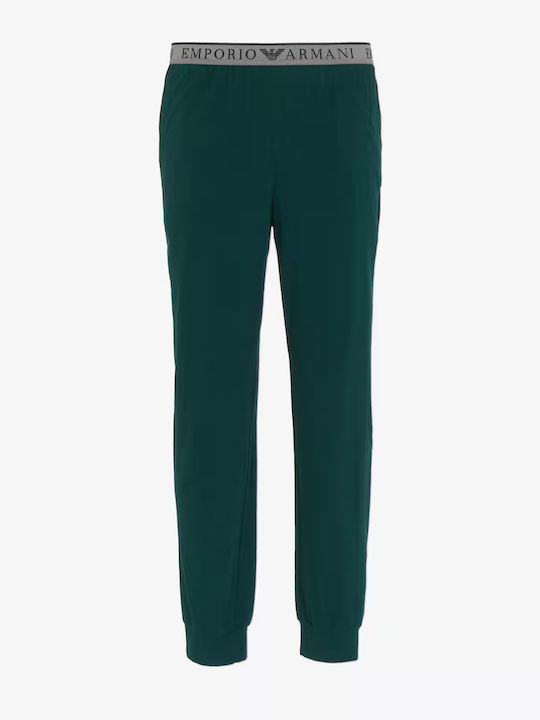 Emporio Armani Men's Winter Pajamas Set Armani Blue-pine