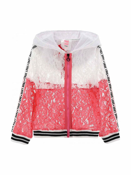 Kids' Casual Jacket Short with Hood Multicolour