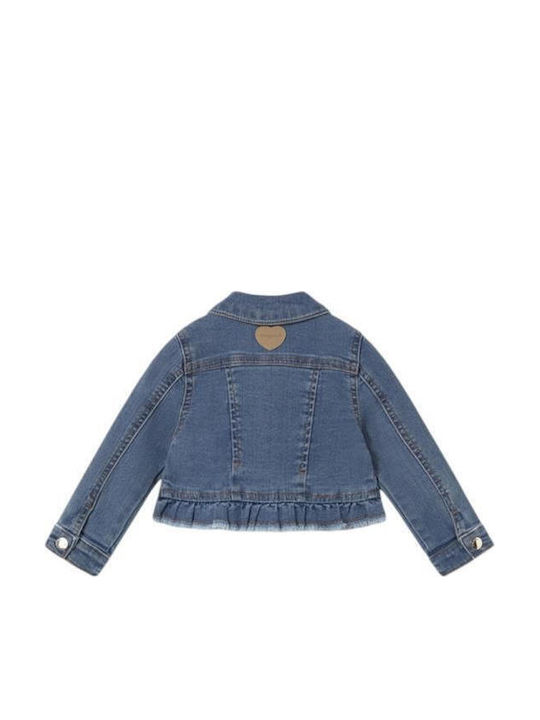 Kinder Jeansjacke Kurz Denim