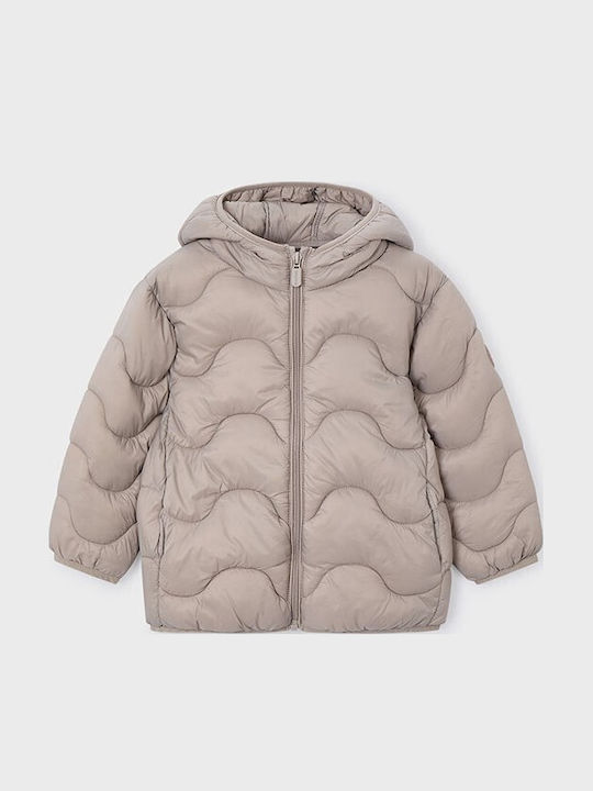 Kids' Casual Jacket with Hood Brown