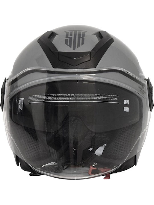STR Strike Каска За Мотор Джет ECE 22.06 Със Sunvisor