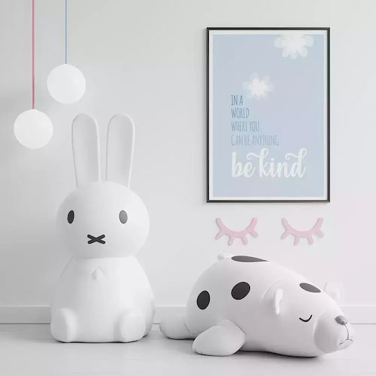 Kids Framed Plastic Wall Painting Be Kind Blue 21x30cm