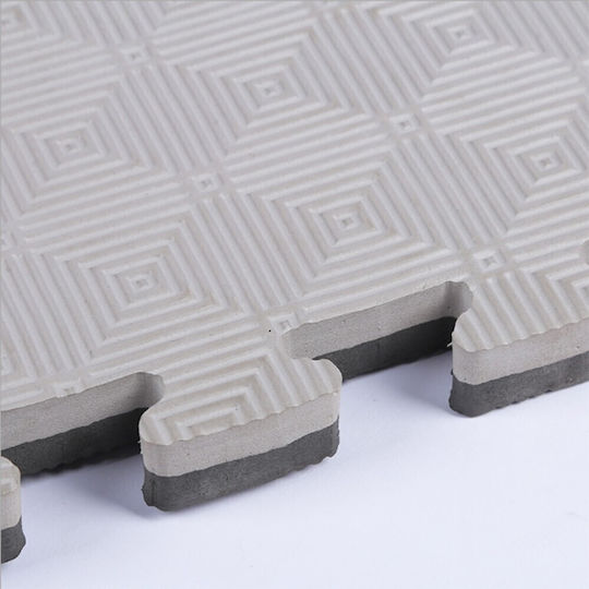 Viking Double Sided Gym Puzzle Mat Black/Grey EVA 100x100x2.0cm Black/Grey 100x100x2cm 1 Piece
