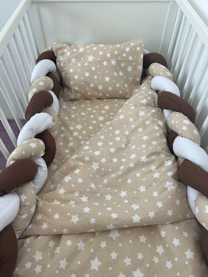 Bettumrandungen Geflochten Innerhalb Beige, White, Brown