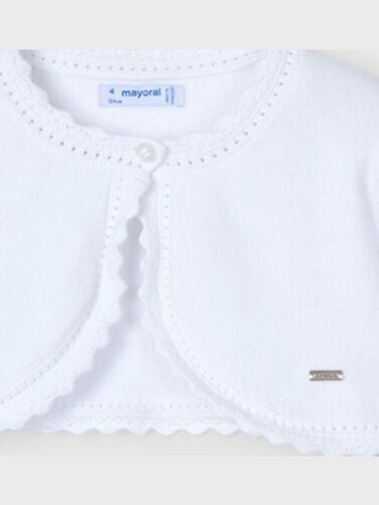 Kids Bolero Cotton White