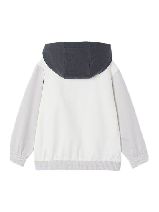 Kinder-Strickjacke Baumwolle mit Kapuzen Grüne