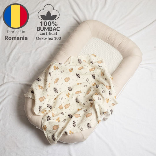 Kidizi Swaddle Blanket Bej 78x78εκ. 3buc