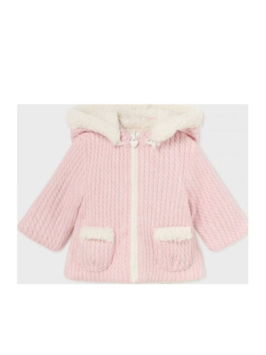 Kids Cardigan Cotton Pink