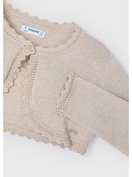 Kids Bolero Cotton Beige